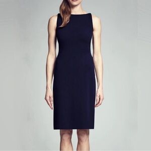 MM Lafleur Lydia dress size 8 Navy blue. Twist strap